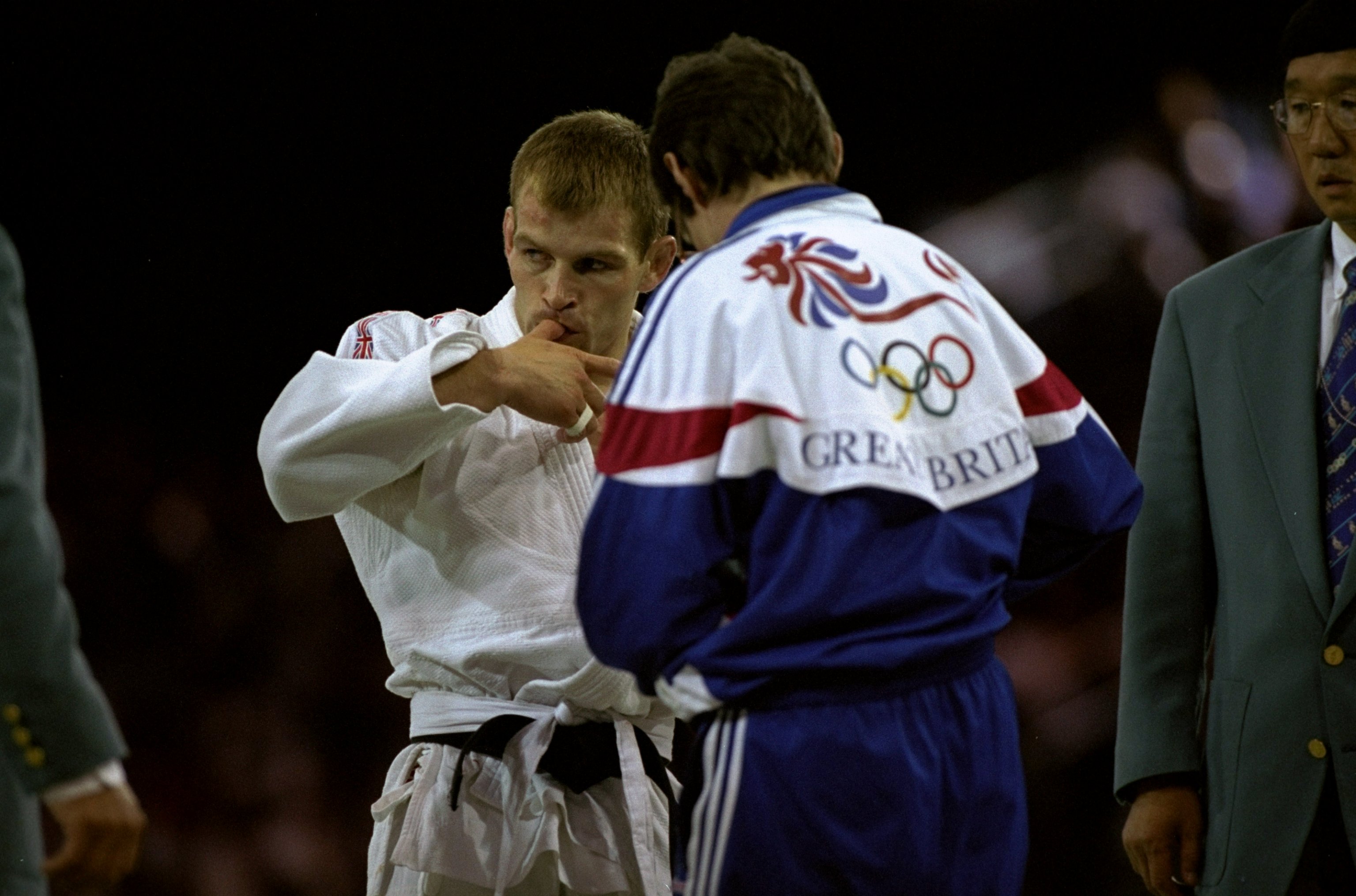 Nigel Donohue competing at the Olympic Games for Great Britain